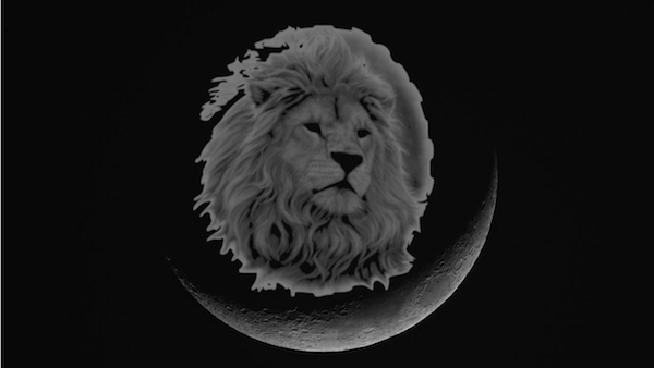 Super black moon in Leo